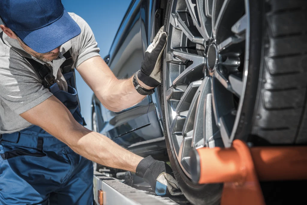 safe towing and car transportation
